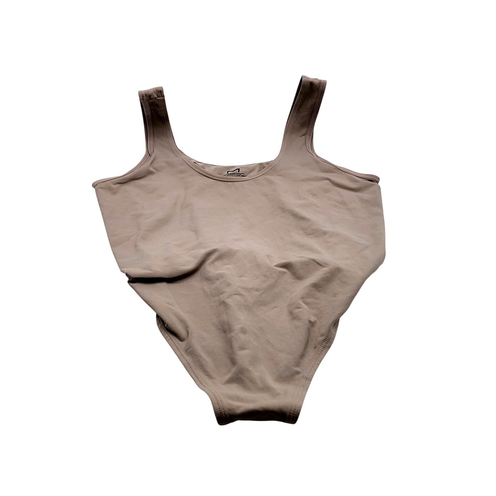 Maidenform Bodysuit Shaping Top Womens‎ XL Nylon Spandex MST001 MSW001 Shapewear